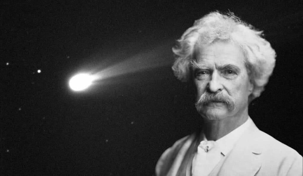 most accurate predictions - Mark Twain’s death